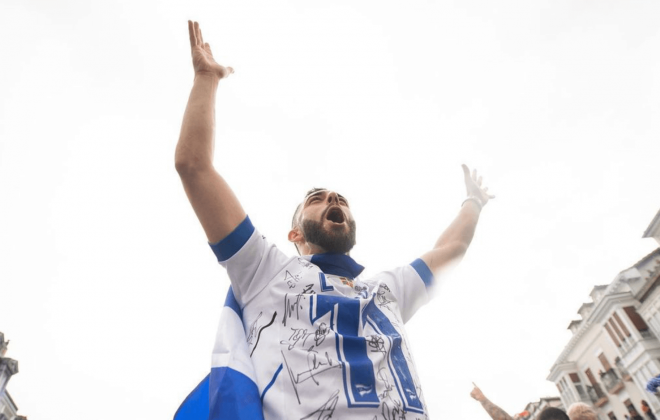 Luis Rioja, con el Deportivo Alavés (Foto: Instagram luisrioja_11).