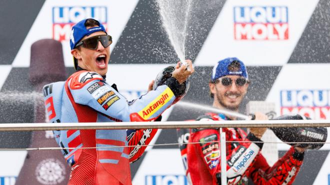 Marc Márquez, en el Gran Premio de Alemania (Foto: Cordon Press).