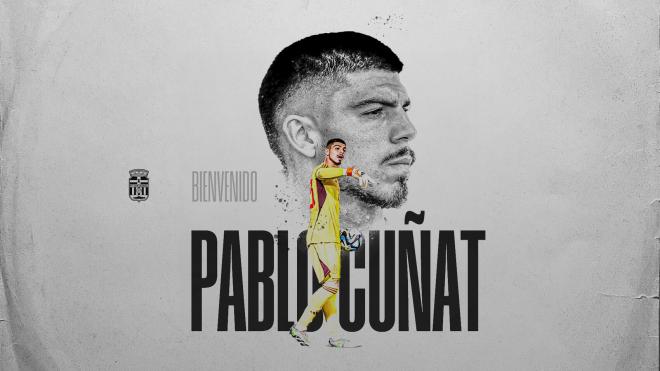 Pablo Cuñat, nuevo jugador del FC Cartagena.