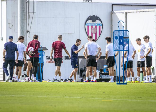 Rubén Baraja, en pretemporada (Foto: Valencia CF).