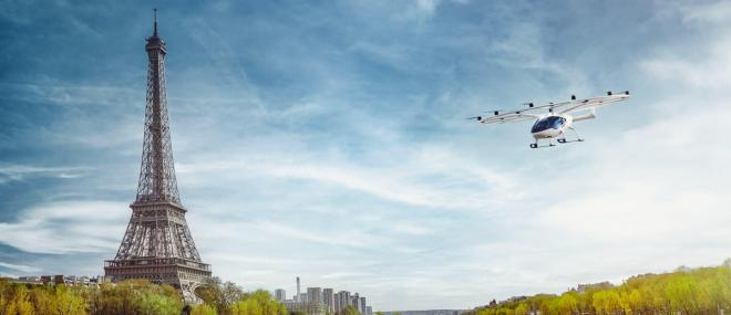 Taxis aéreos de Volocopter.