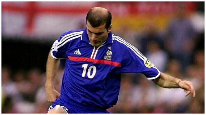 Zidane, en la Euro 2000.