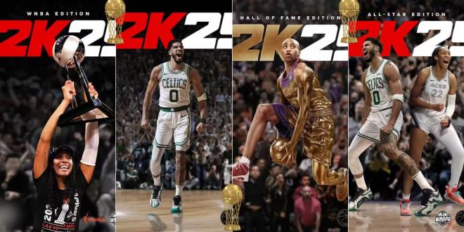 Tres protagonistas para cuatro portadas, así es el nuevo 2K25.