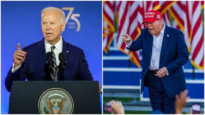 Joe Biden y Donald Trump, en la campaña electoral (EuropaPress)