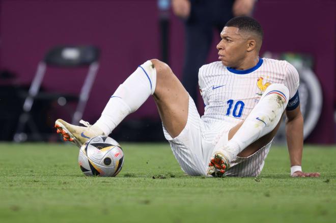 Kylian Mbappé, durante el España-Francia de la Eurocopa (Foto: Cordon Press).