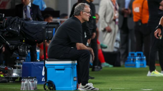 Marcelo Bielsa, en el partido entre Uruguay y Bolivia en la Copa América 2024 (EuropaPress)