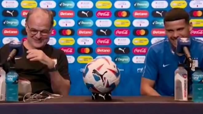 Marcelo Bielsa y Araújo, en el rueda de prensa (RR.SS)