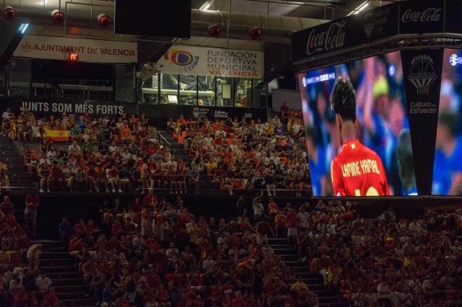 Pantallas gigantes en la Fonteta para ver la Eurocopa