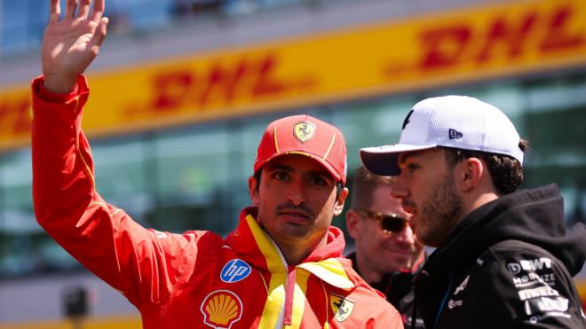 Carlos Sainz, en el Gran Premio de Silverstone (Foto: Cordon Press).