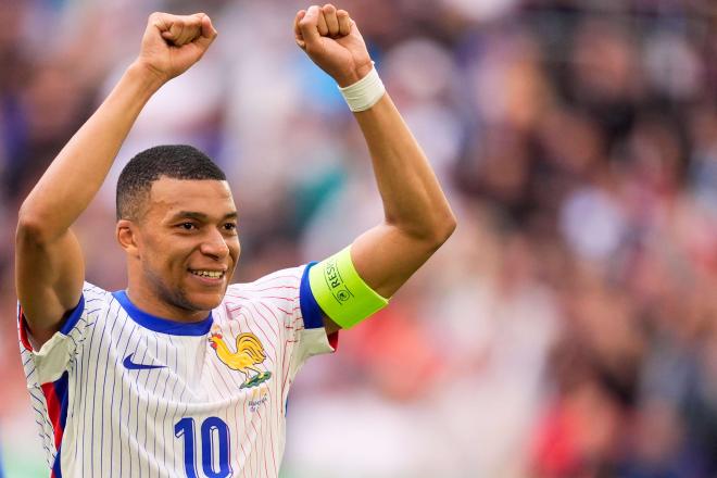 Kylian Mbappé, en un partido de la Eurocopa con Francia (Foto: Cordon Press).