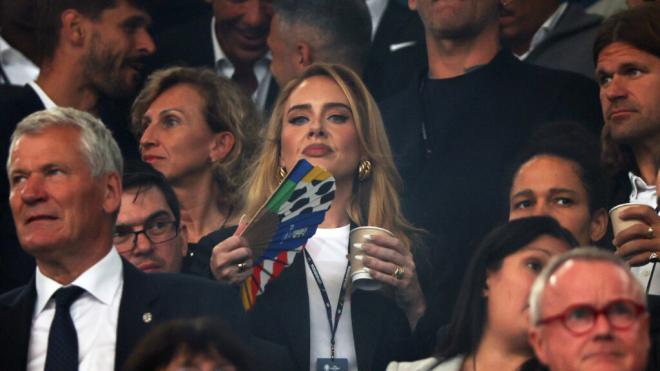 Adele en el partido entre Países Bajos e Inglaterra (CordonPress)