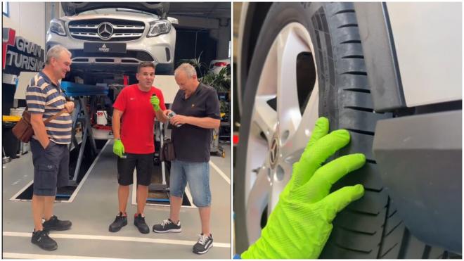 Ángel Gaitán recibió la 'visita' de Pedro Sánchez a su taller con un Mercedes