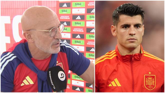 Luis de la Fuente y el futuro de Álvaro Morata en la Selección