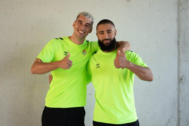 Nabil Fekir y Marc Roca en la pretemporada. (Foto: Real Betis)