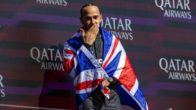 Lewis Hamilton, en el Gran Premio de Silverstone (Foto: Cordon Press).