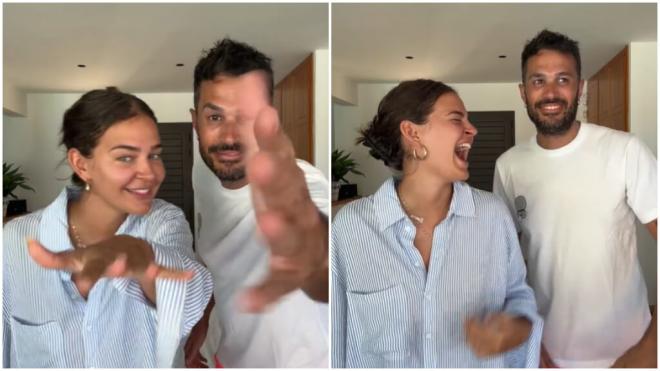 Laura Escanes y Nacho, hermano de Dani Martínez, bailando (@lauraescanes)