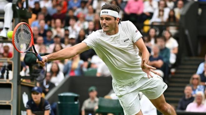 Taylor Fritz en el campeonato de Wimbledon (@taylor_fritz)