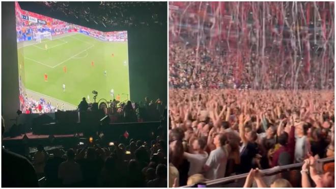 The Killers paran su concierto para ver el final del partido de Inglaterra (RR.SS)