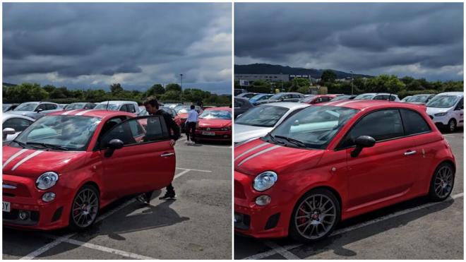 Fernando Alonso, en Asturias, con un Amarth