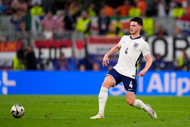 Declan Rice en un partido con la Selección Inglesa (Cordon Press)