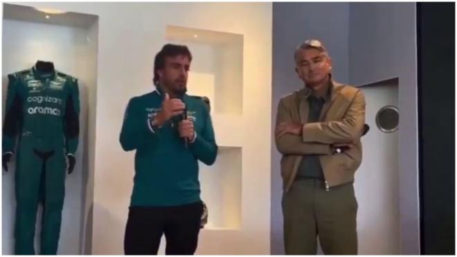 Fernando Alonso, hablando del proyecto de Aston Martin (Redes Sociales)