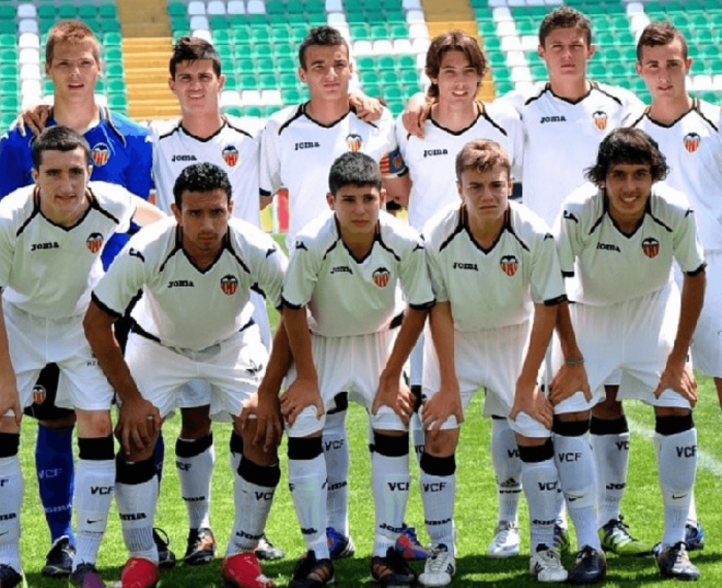 Pedro Chirivella, en su etapa en la Academia del Valencia CF (Foto: Instagram tonilato).