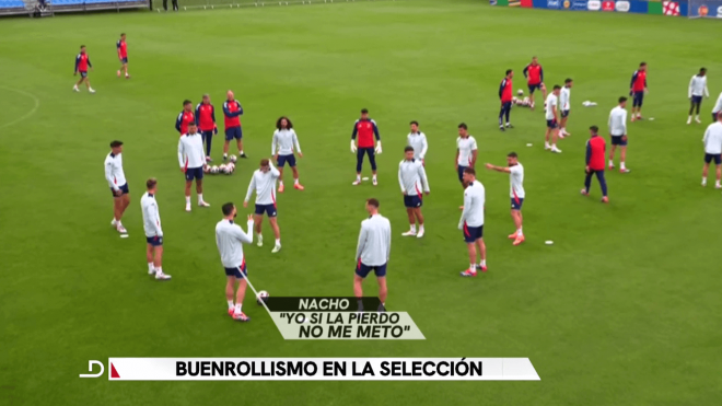 La Selección Española en el último entrenamiento (ElDesmarque)