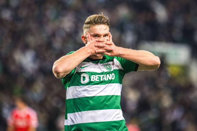 Gyökeres celebrando un gol con Sporting de Portugal (Foto: Cordon Press).