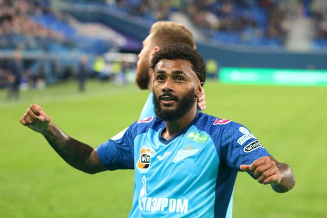 Wendel celebrando un partido con el Zenit (Foto: Cordon Press).