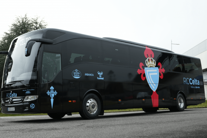 Autobús del Celta para la temporada 2024/25 (Foto: RC Celta).