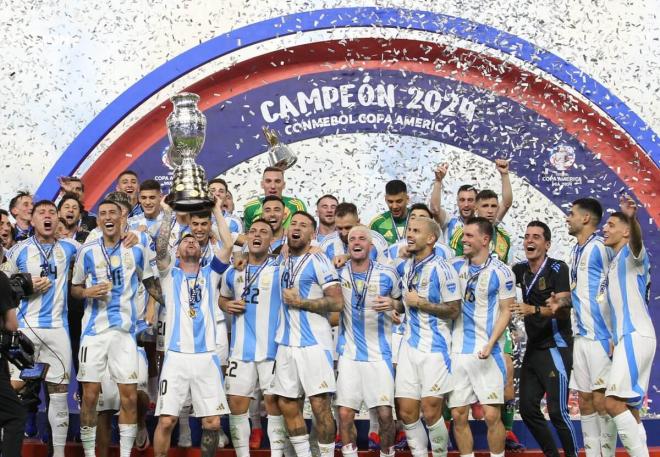 Argentina, campeona de América. (Foto: @Argentina)