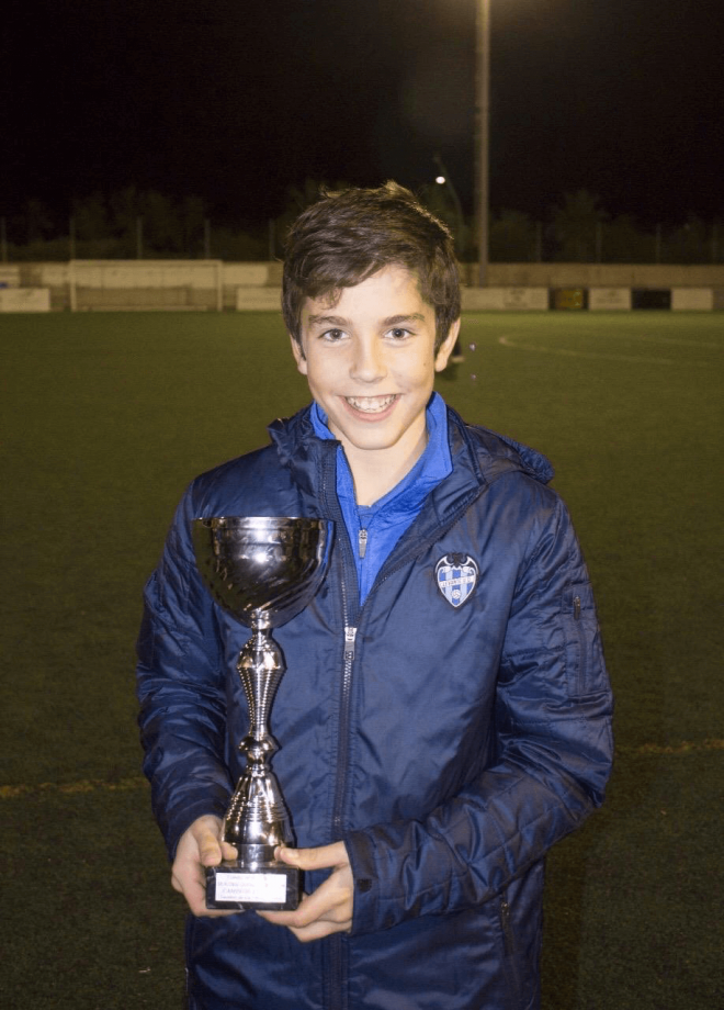 Mangel estuvo en la temporada 2014/15 en el Levante cuando era infantil de primer año (Foto: LUD)