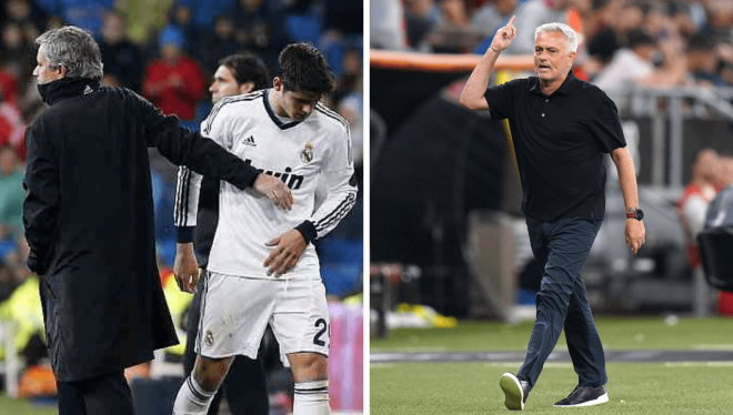 José Mourinho hizo debutar a Morata en el Real Madrid.