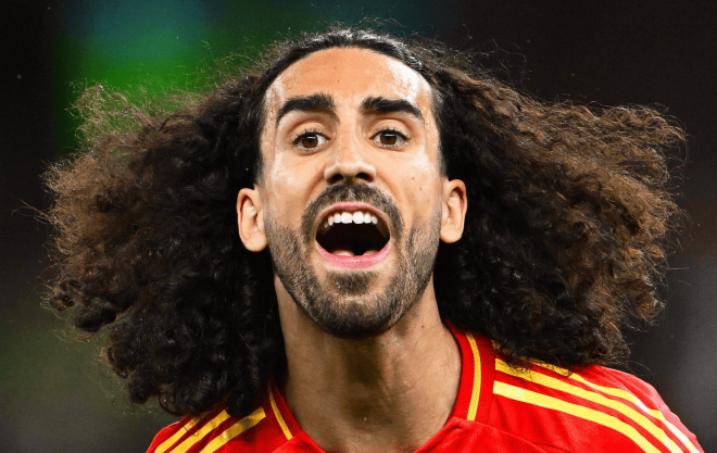 Marc Cucurella, en la final de la Eurocopa (Foto: Cordon Press).