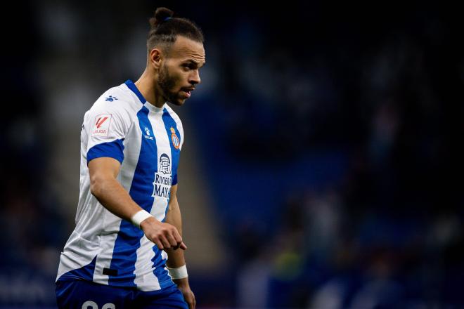 Martin Braithwaite, en un partido con el Espanyol (Foto: Cordon Press).