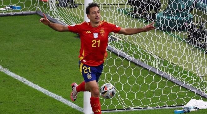 Mikel Oyarzabal marcó el gol de la victoria en la final de la Eurocopa (Foto: Sefutbol).