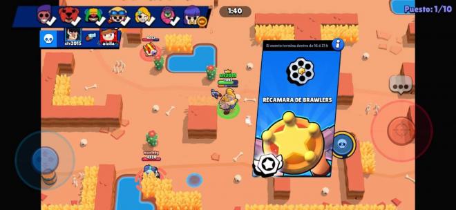 Rotación de brawlers en Recámara de Brawlers de Brawl Stars