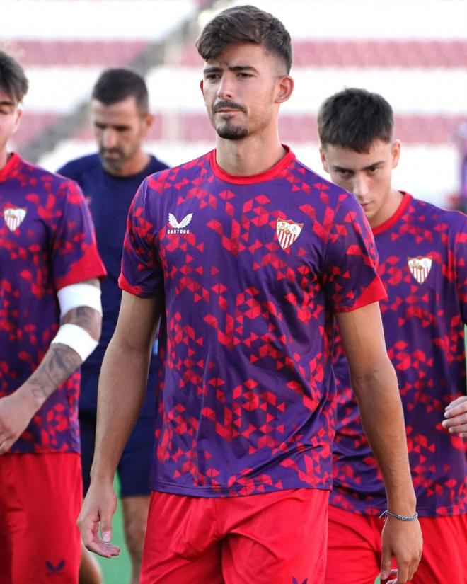 Kike Salas, antes del encuentro ante el Orlando Pirates (Foto: SFC).