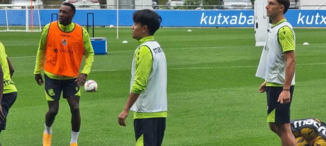 Take Kubo se ha unido ya a la pretemporada de la Real Sociedad (Foto: DMQ).