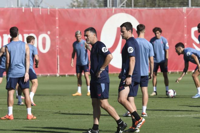 Pimienta, durante la sesión del lunes (Foto: Kiko Hurtado).