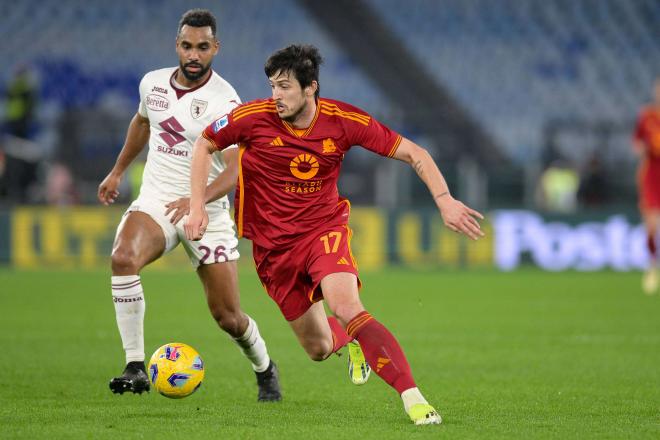 Sardar Azmoun, en un partido con la Roma (Foto: Cordon Press).