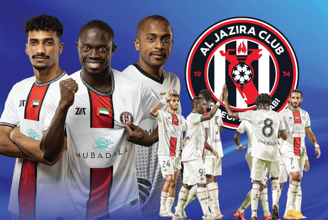 Al-Jazira, primer rival confirmado de la pretemporada 2024. (Foto: UAE Pro League)