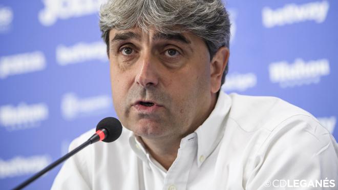 Txema Indias, director deportivo del CD Leganés (Foto: CD Leganés).