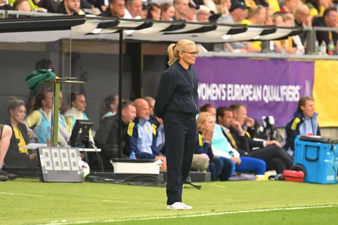 Sarina Wiegman, durante un partido (Foto: Cordon Press)