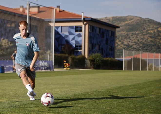 Arthur Vermeeren, en la pretemporada del Atlético (Foto: ATM).