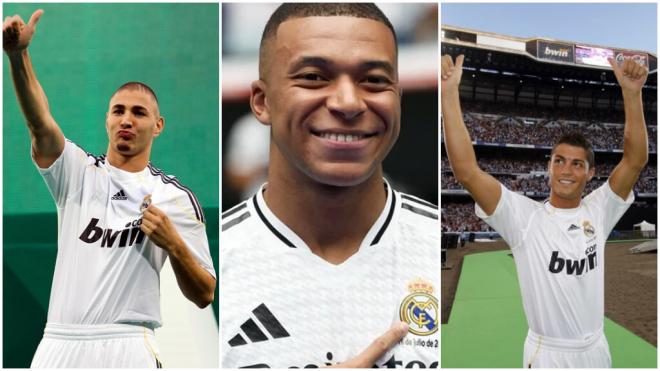 Kylian Mbappé tiene por delante el reto de igualar el éxito en el Real Madrid de Benzema y Cristi