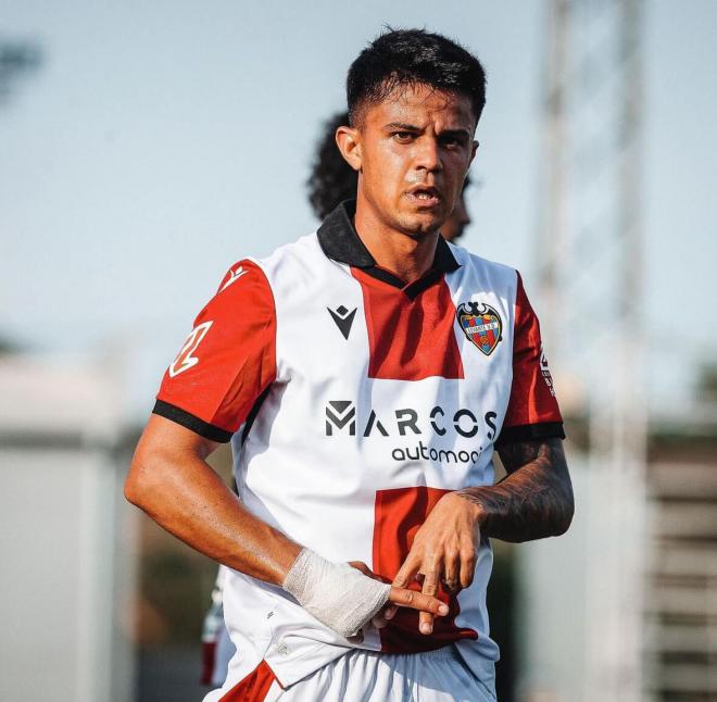 Brugué marcó el primer gol del Levante de la pretemporada (Foto: LUD).