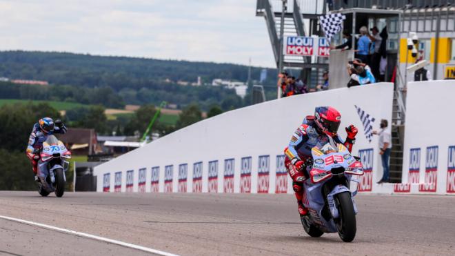 Marc Márquez, en el Gran Premio de Alemania (Foto: Cordon Press).