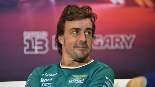 Fernando Alonso, en el Gran Premio de Hungría (Foto: Cordon Press).