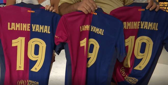 La nueva camiseta de Lamine Yamal (Foto: ElDesmarque)